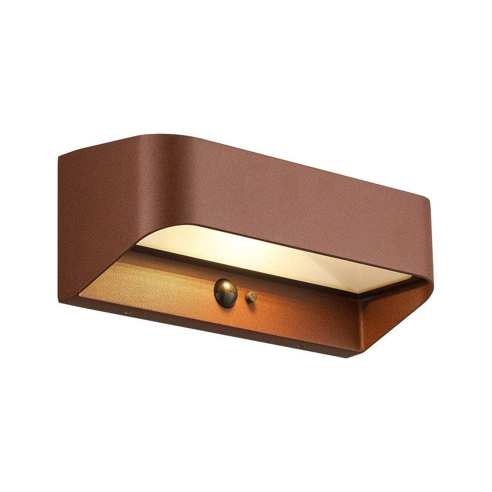 Rostbraun Marcellio Solar  Lampe mit Sensor Nordlux 5704924025587