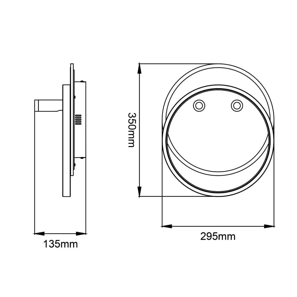 LED-Deckenleuchte Eunomia mit 2 Strahlern Brilliant 4004353409684