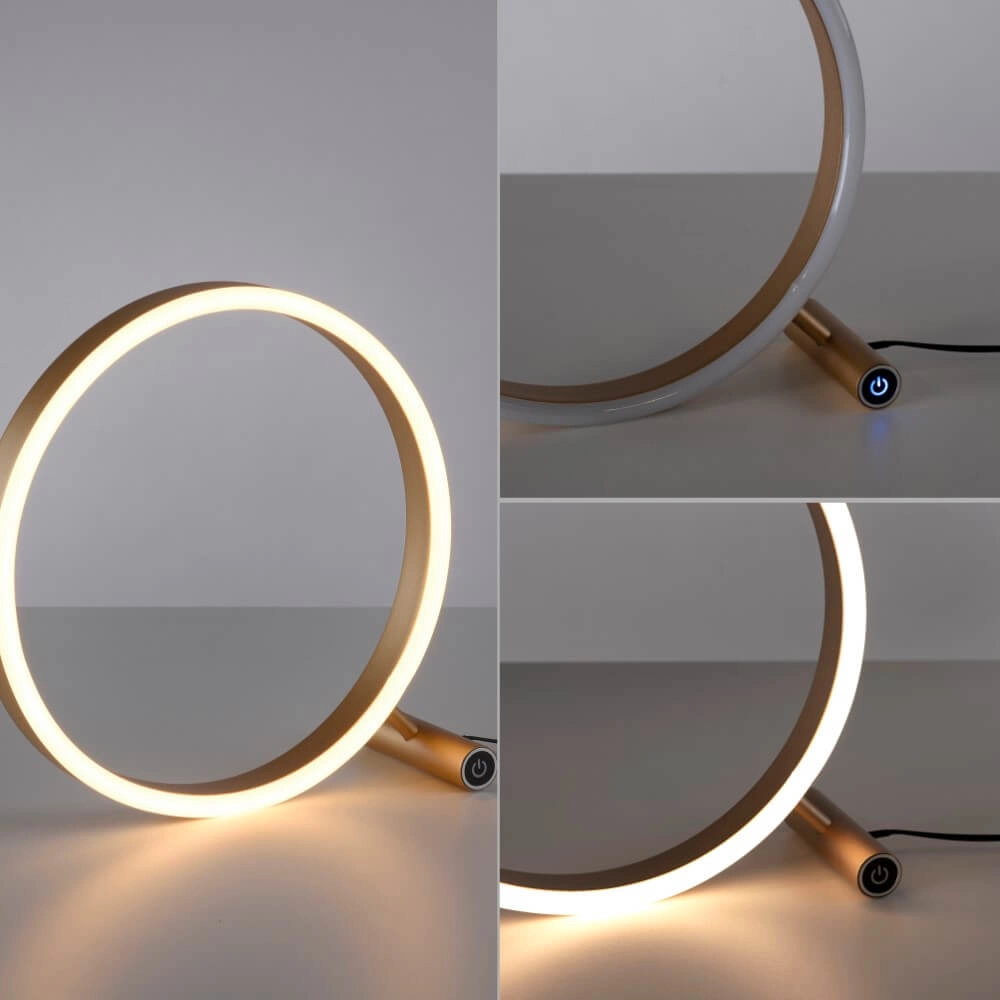 Tischlampe Ritus Messing Just Light 4043689985615