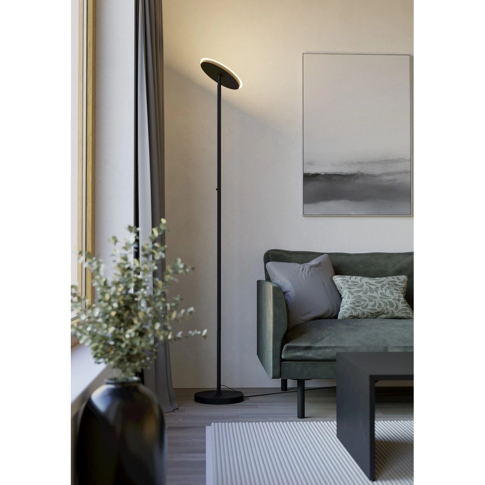 Design-Stehlampe Piagnolo Schwarz Eglo 9008606399390