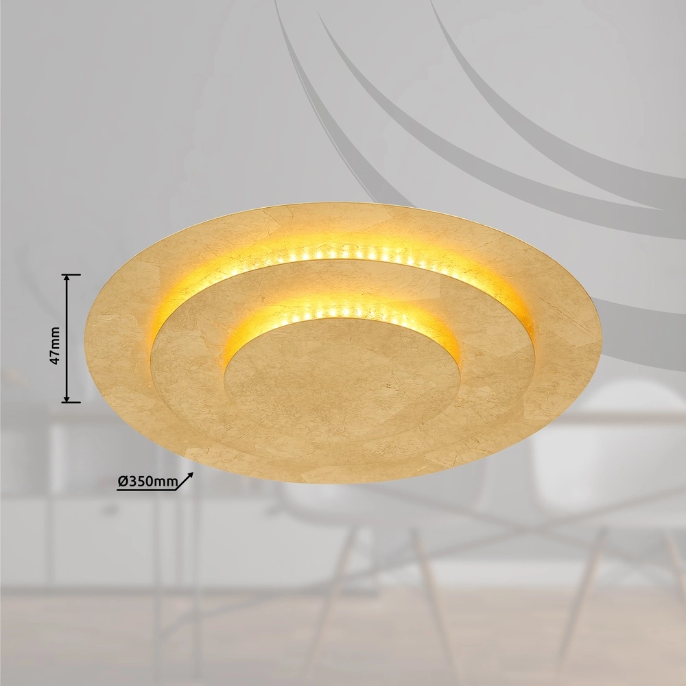 Goldene Deckenlampe Heda Ø 35cm Globo 9007371446537