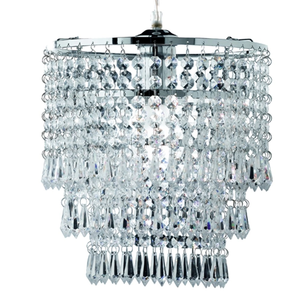 Pendelleuchte Orient chrom mit Kristall Trio 4017807149289