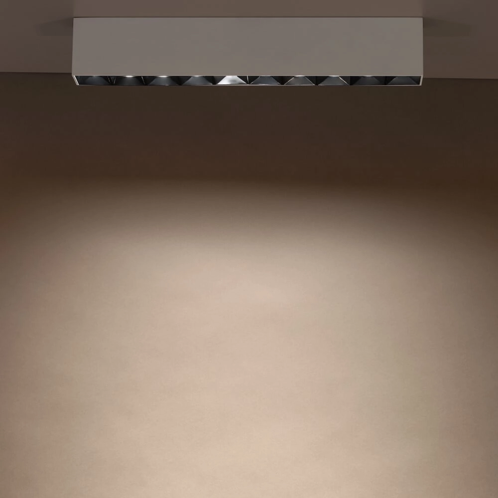 Weißer Aufbaustrahler Midi Led 10x1 LEDs - 3000K Lyora 5903139100502