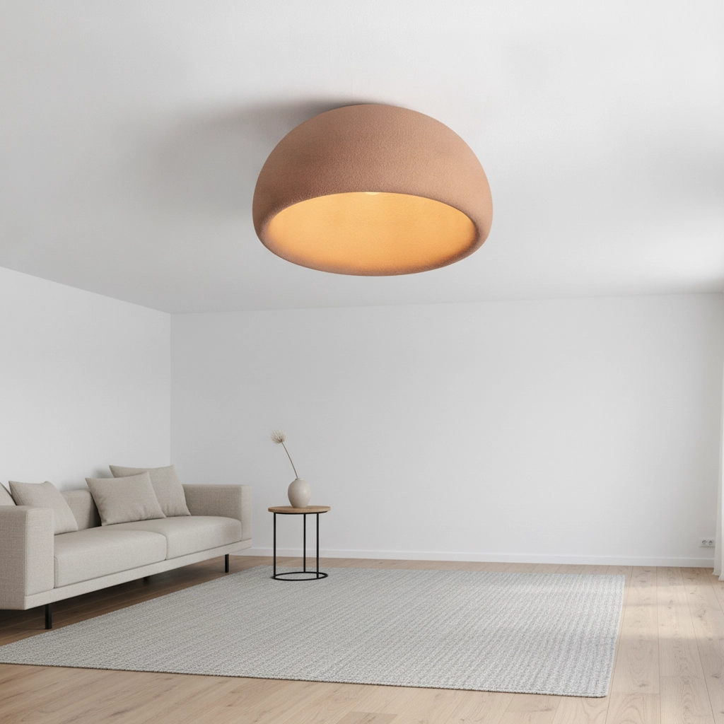 Moderne Deckenlampe Davo Terrakotta Ø 50 cm