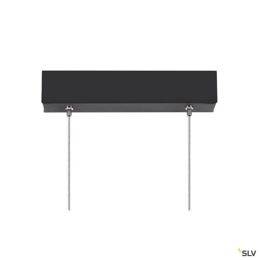 Schwarze Hängelampe One Linear 2x15w - 140cm SLV 4024163262651