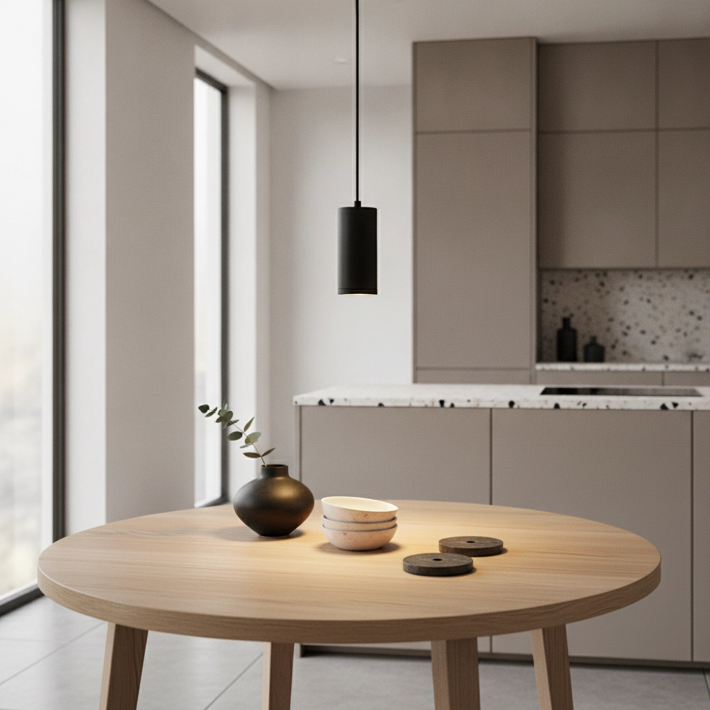 Design-Pendelleuchte Milano schwarz 15cm
