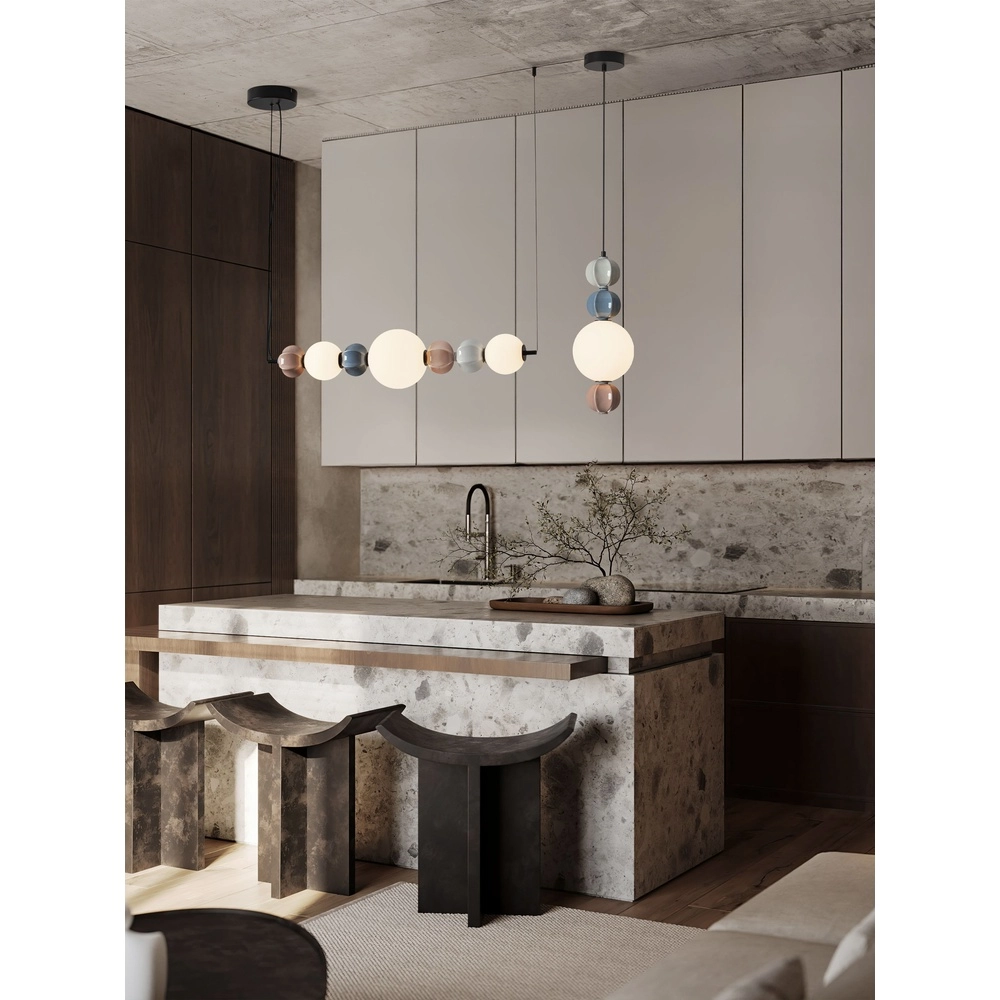 Einzigartige Pendellampe Dazz horizontale Mehrfachfarben Lyora 5212017495242