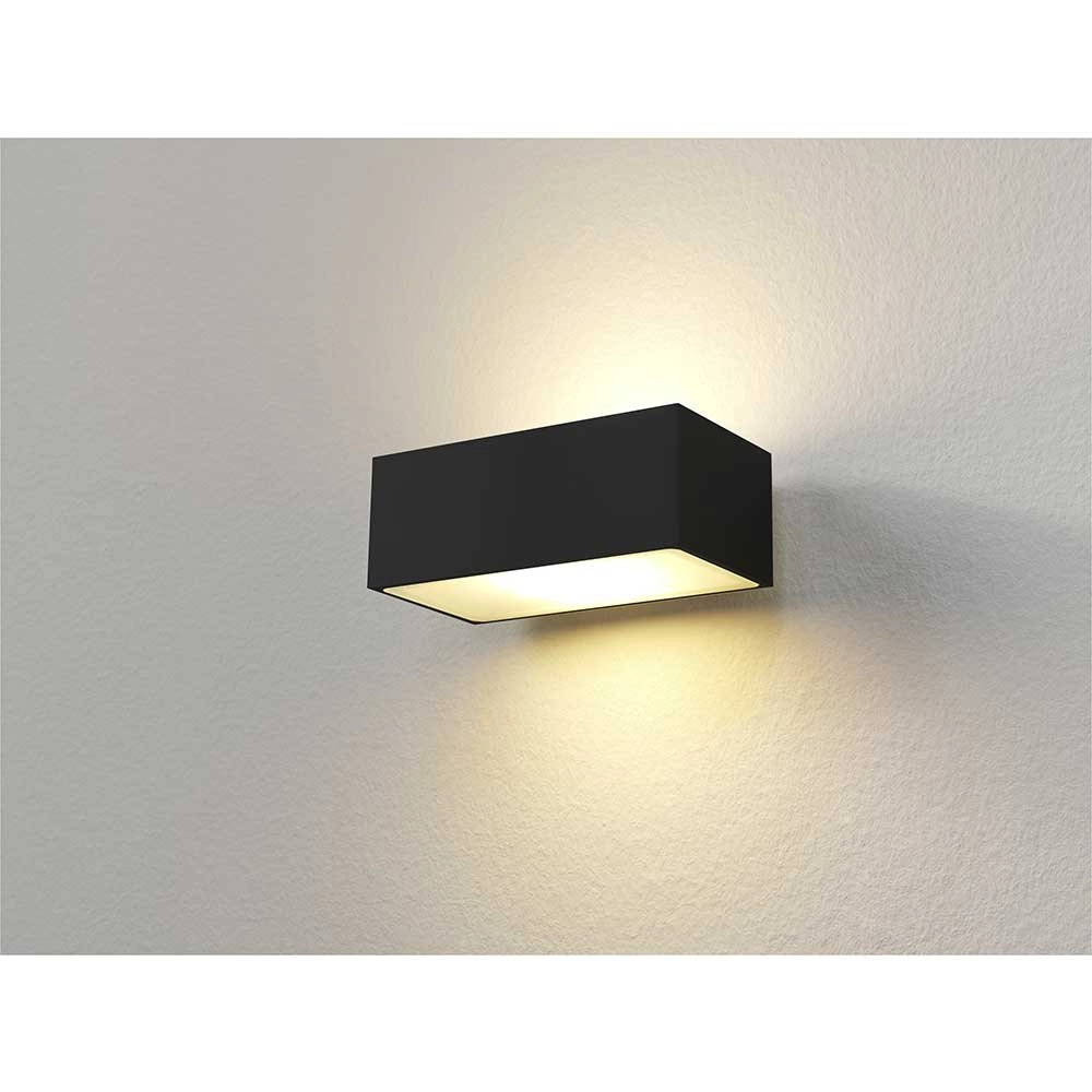 LED-Fassadenscheinwerfer Eindh 13cm - schwarz