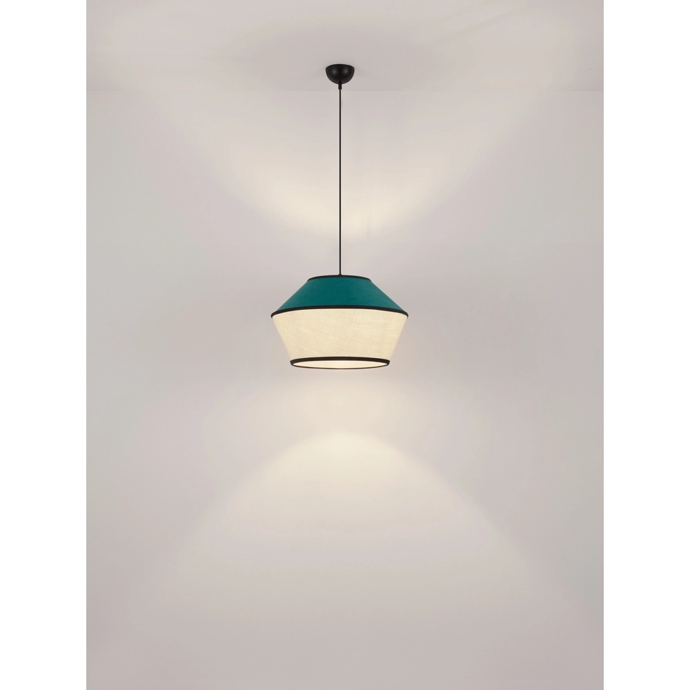 Pendellampe Veliss Weiß mit Blau Lyora 5212017493842