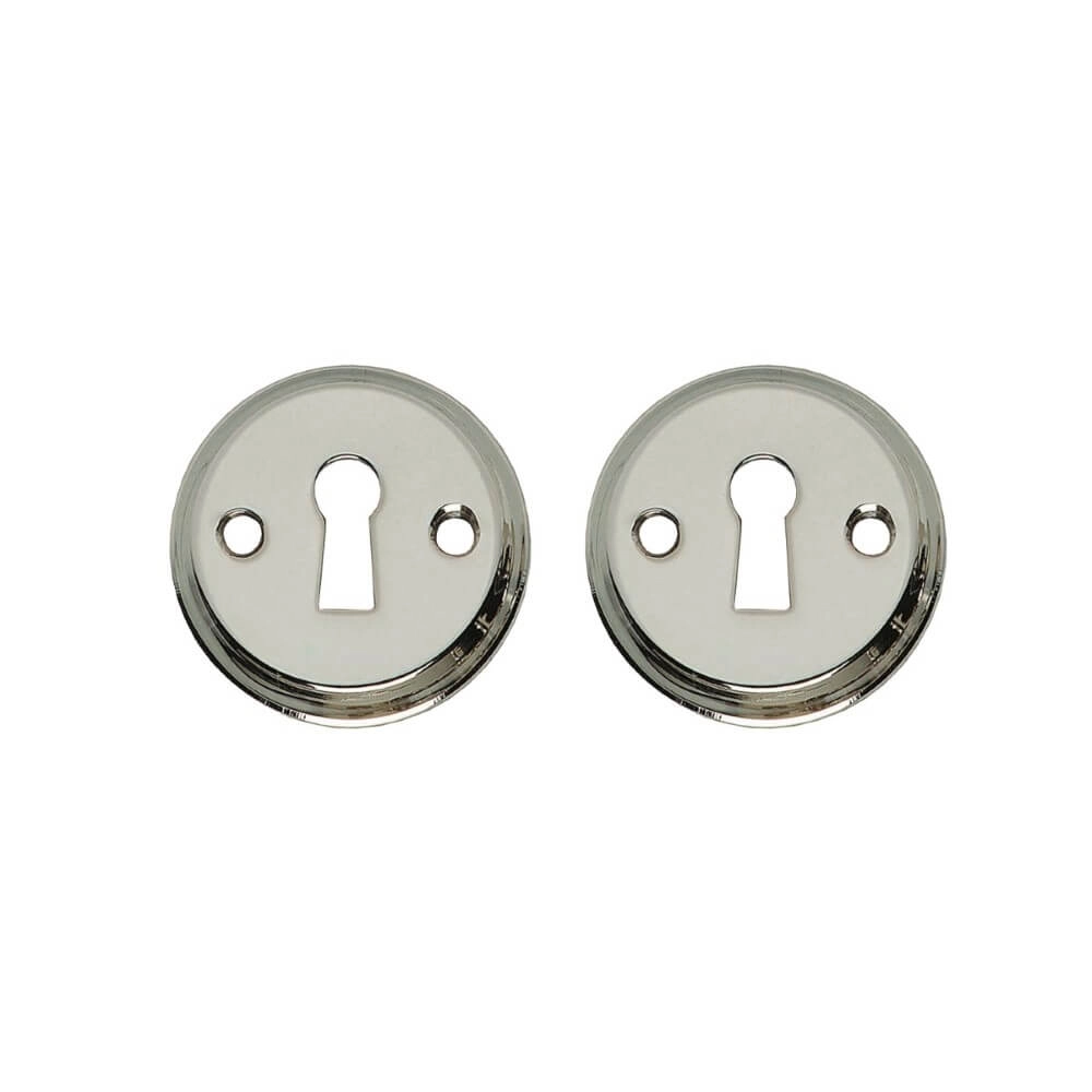 Set mit 2 Schlüsselrosetten Tira Runde Nickelschraube Intersteel 8714186648513