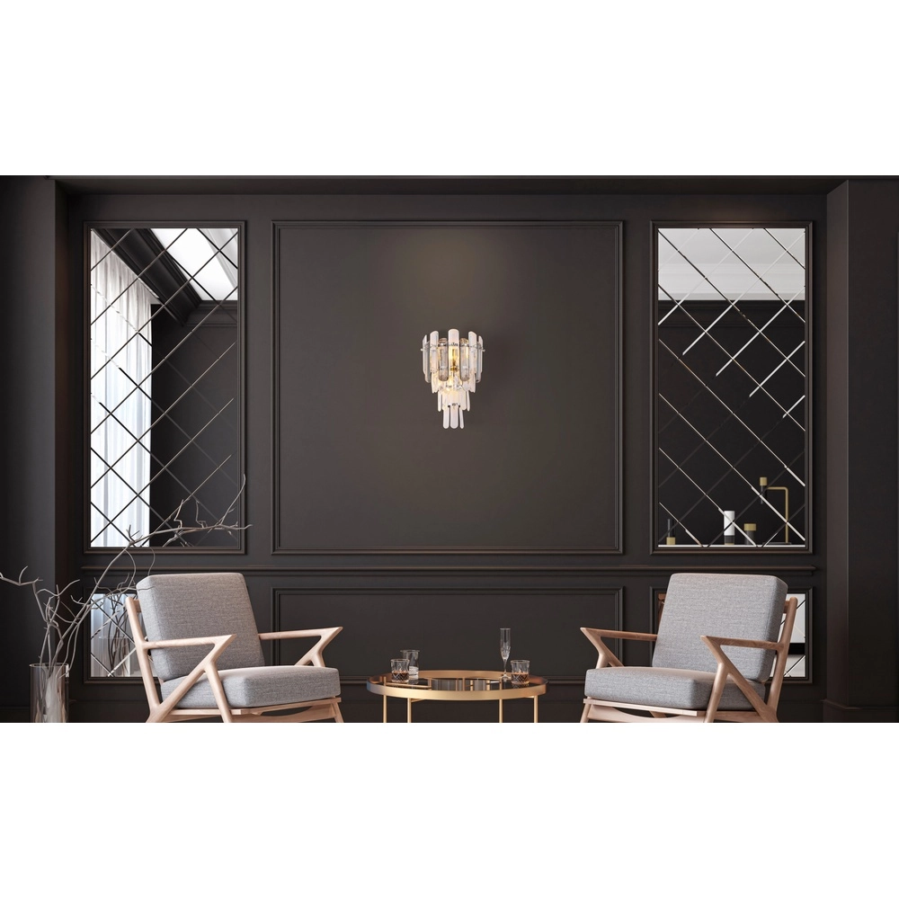 Wandlampe Orgina Chrom mit Kristall Globo 9007371484140