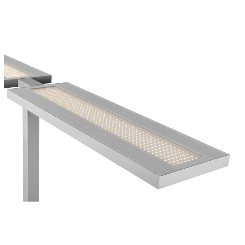 LED-Büro-Stehleuchte Worklight Pro grau - doppelt SLV 4024163277952