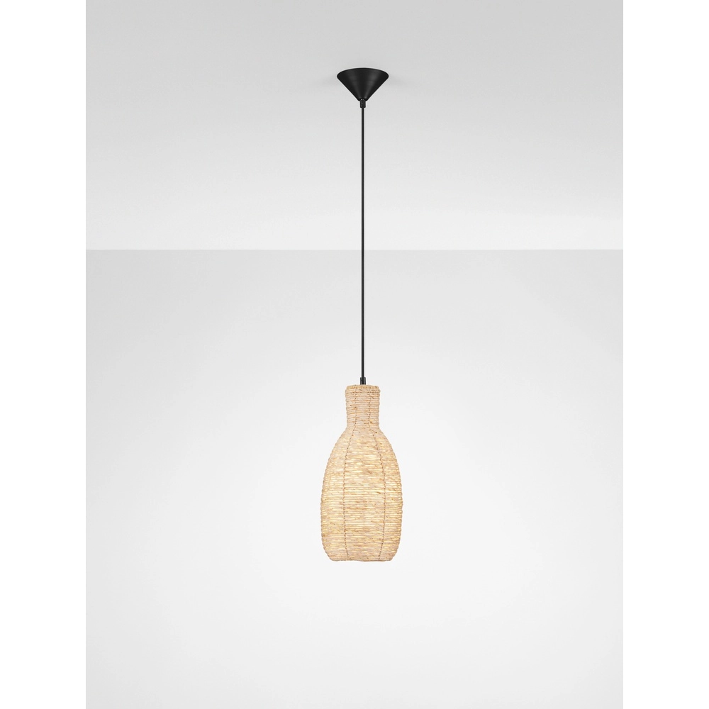 Pendelleuchte Ona Ø 18cm Rattan