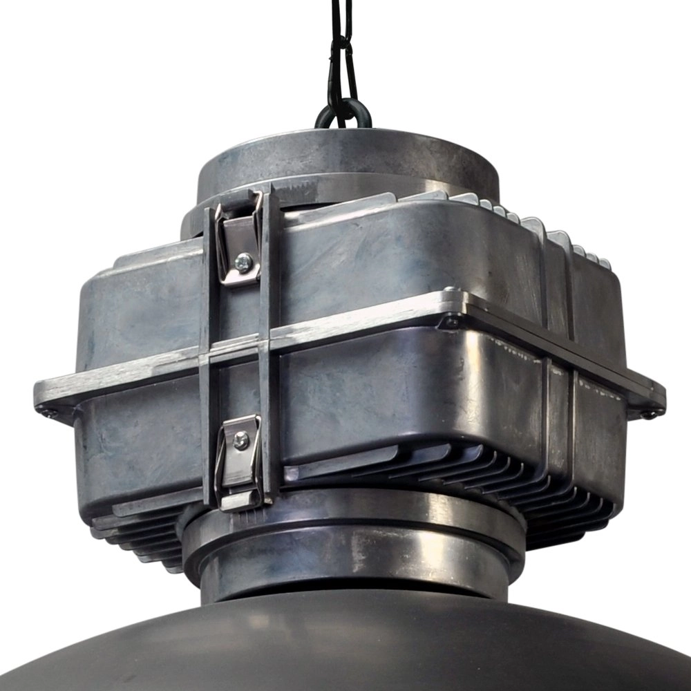 Pendelleuchte Industria 80 Block Gunmetal mit Zinkgrau Masterlight 8718121116051