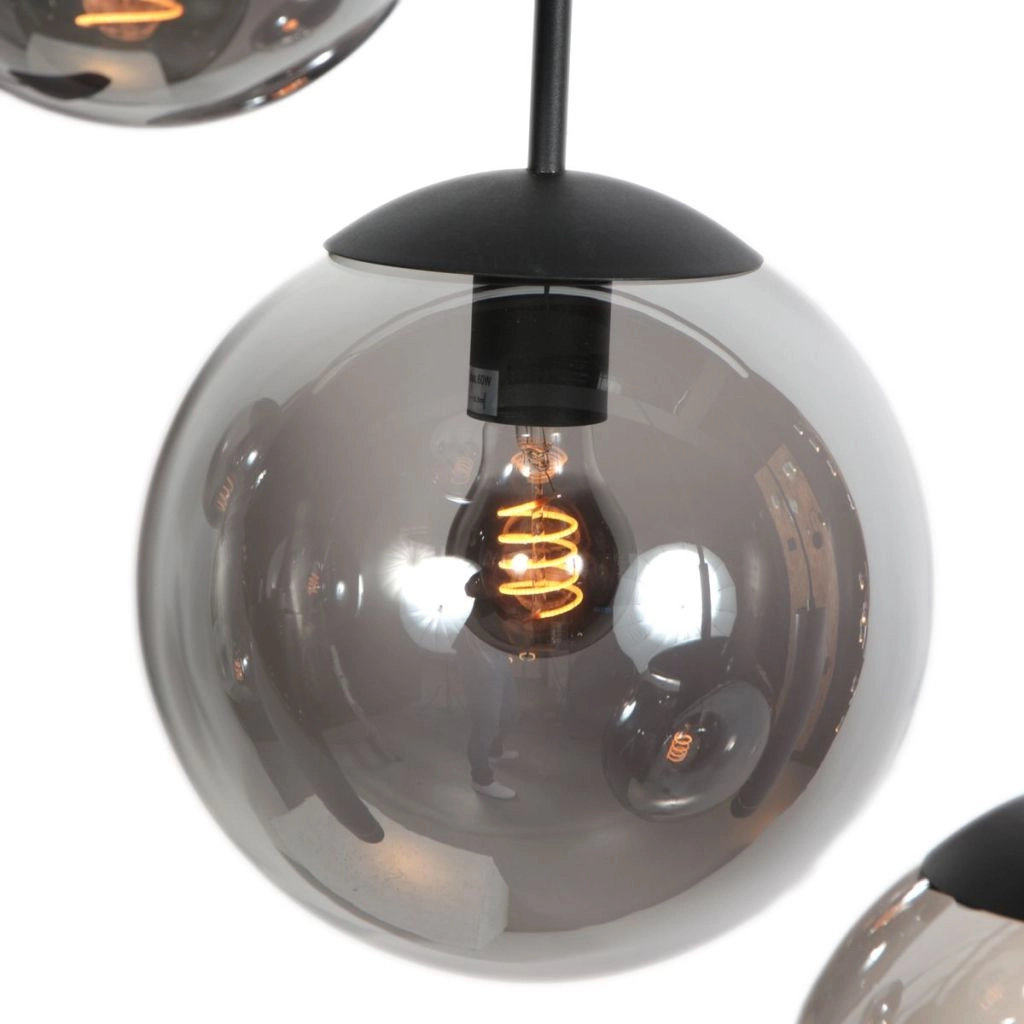 Design-Pendellampe Bollique 9-Licht Schwarz Steinhauer 8712746187670