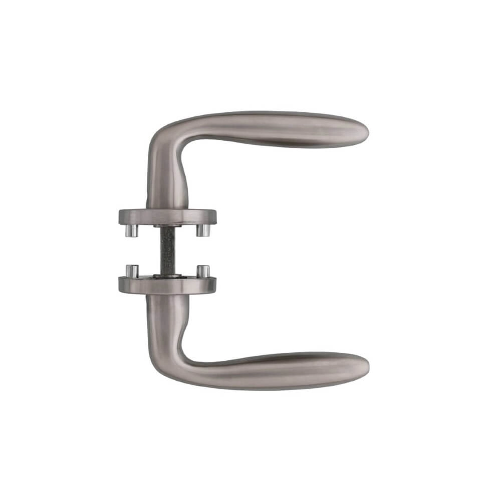 Türklinke Jupiter Rosette mit Grat Edelstahl Intersteel 8714186130391