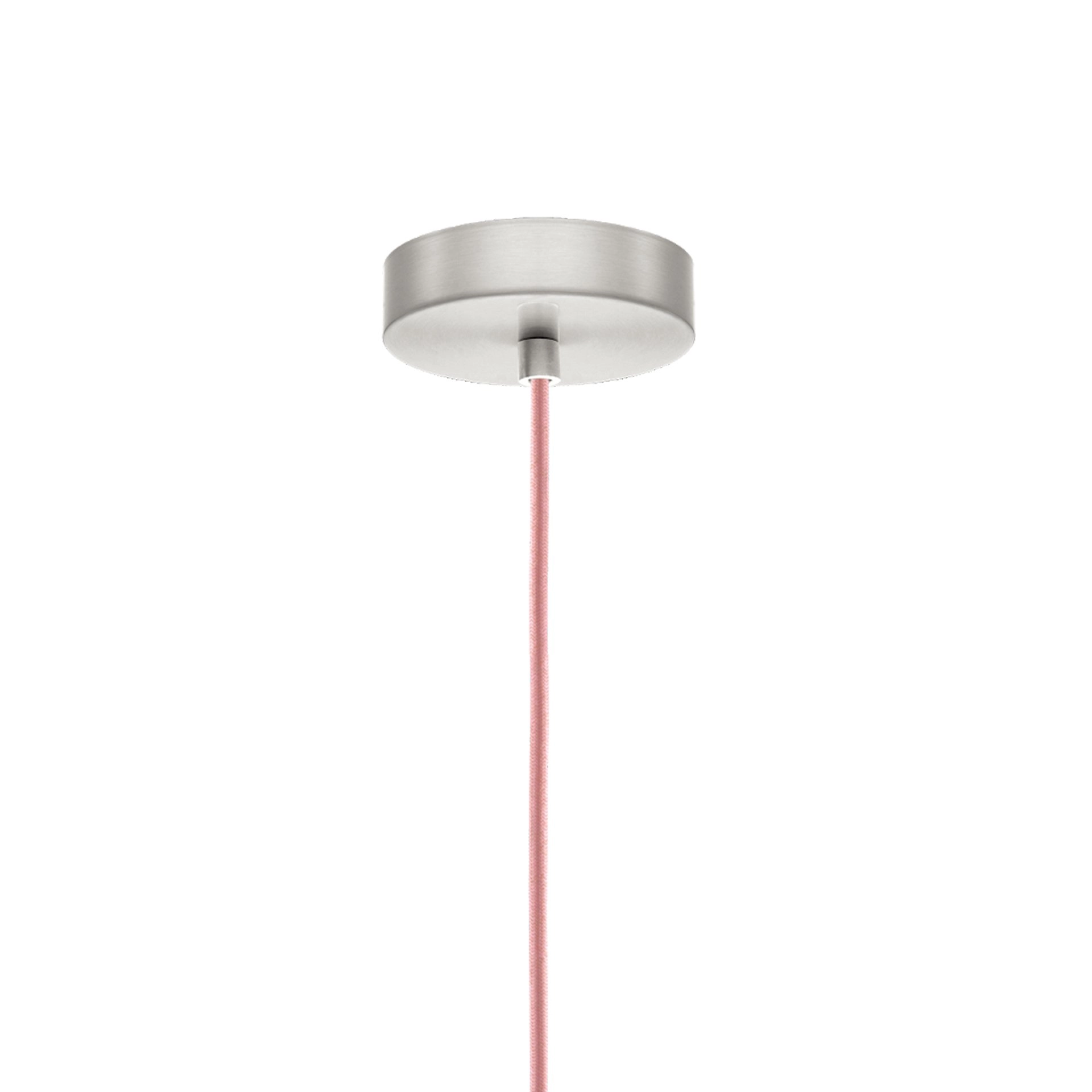 Pendelleuchte Yorth Shuttle -Nickel mit rosa Kabel Eglo 9002759325268