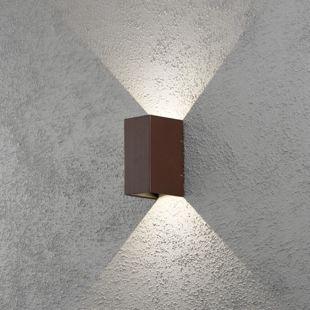 Ländlicher Wandstrahler Cremona rostbraun KonstSmide 7318307940978