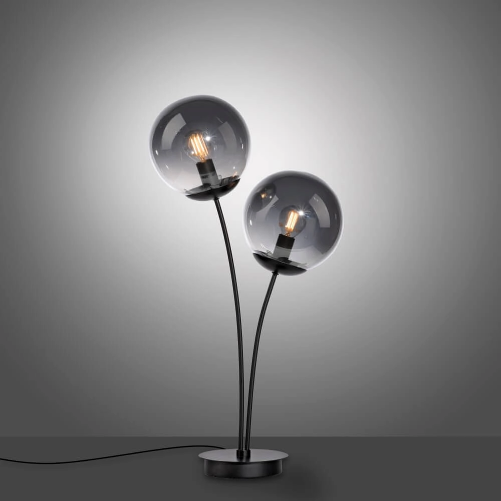 Tischlampe Big Widow Schwarz Just Light 4043689988401