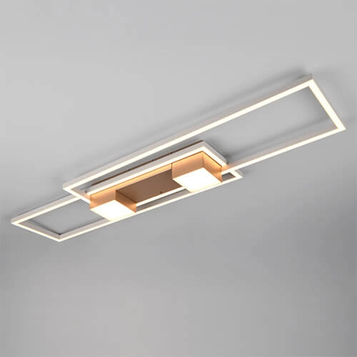 LED-Deckenleuchte 100x28 Albany rotes Kupfer
