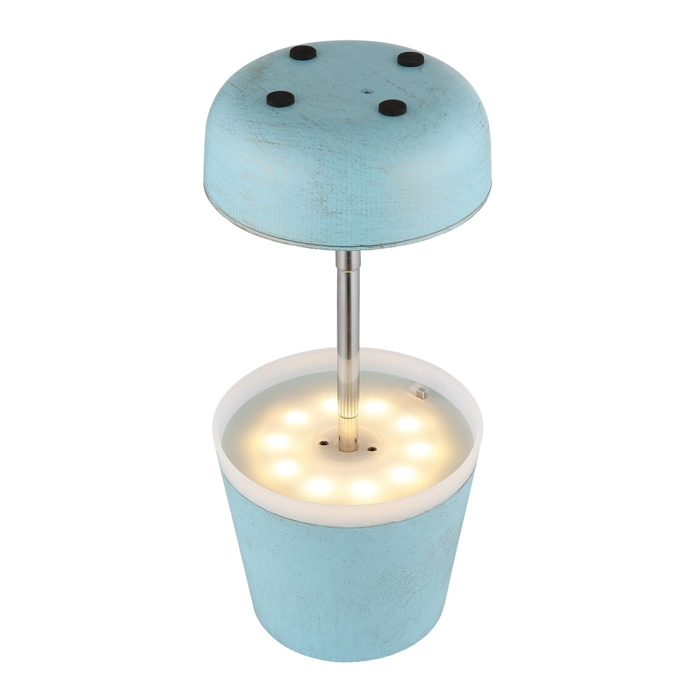 Solartischlampe Felina Blau Globo 9007371519507