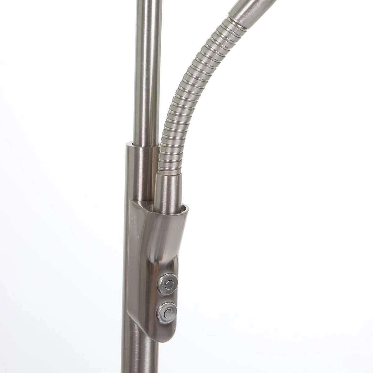 LED-Leselampe Zodiac 2-leichter Metallgrau Steinhauer 8712746122824