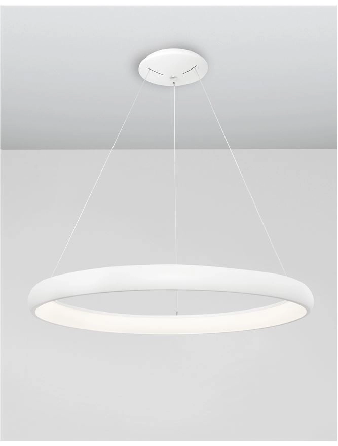 Design-Pendelleuchte Albi weiß Ø 81cm Lyora 5212017416896