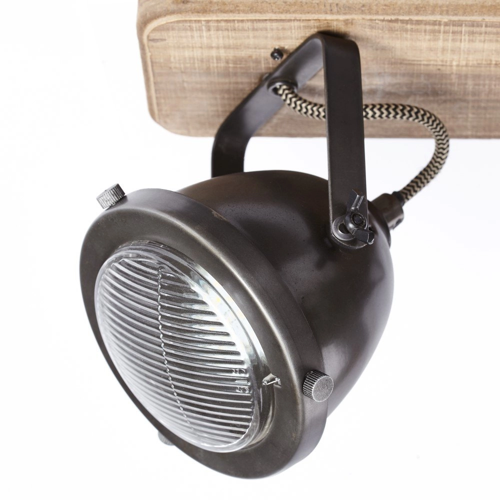 Deckenspot Carmen Wood 2-Licht Brilliant 4004353310645