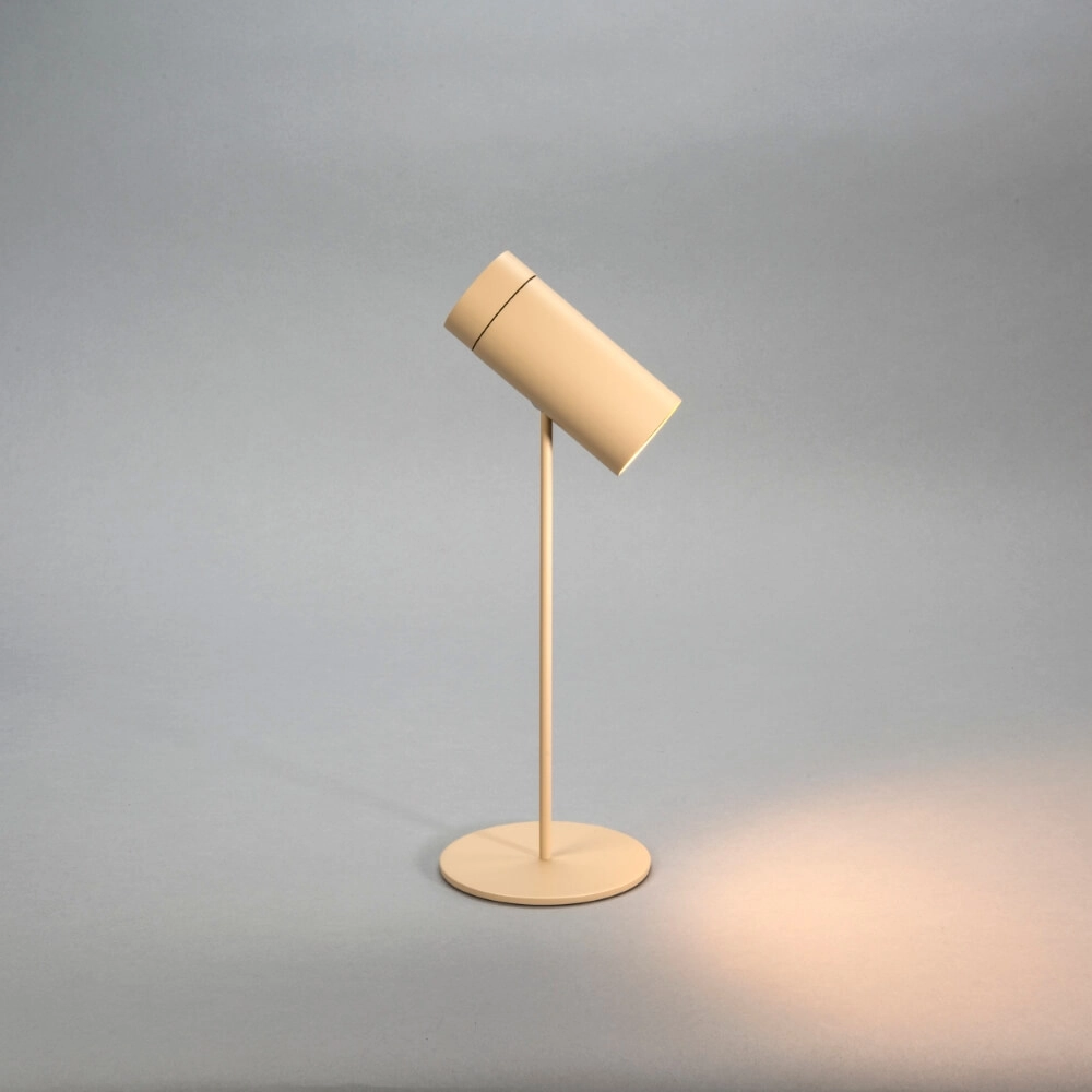 Wiederaufladbare Tischleuchte Multi Sandbraun mit Magnet