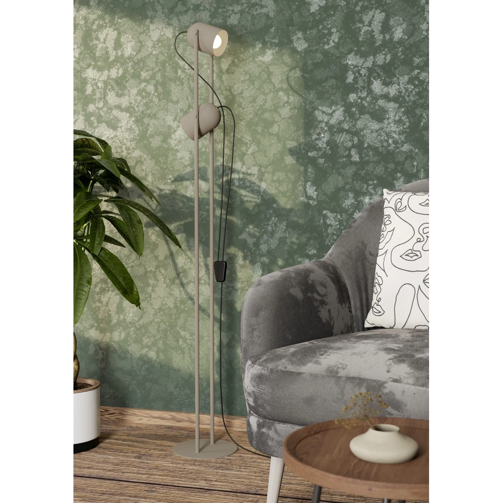 Design-Stehleuchte Tilston sandbraun Eglo 9008606359769