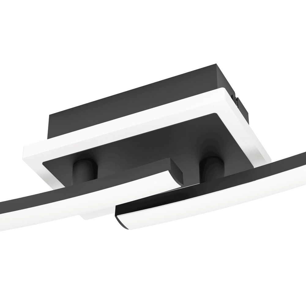 Deckenlampe Lungolago LED – schwarz – quadratisch Eglo 9008606316076