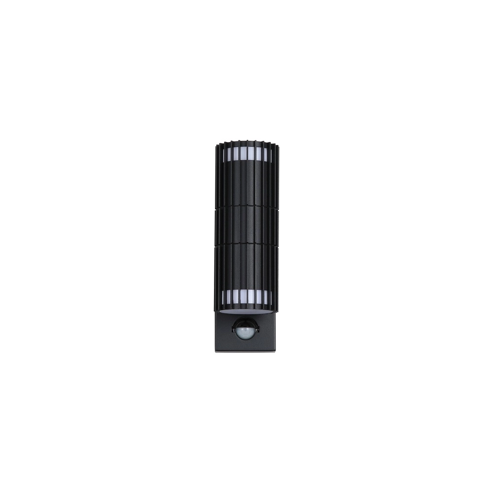 Wandleuchte Detroit Schwarz mit Sensor Searchlight 5053423300061