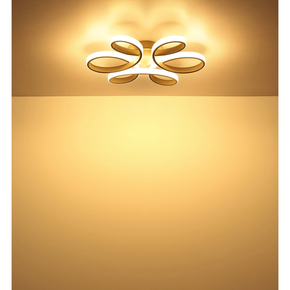 Design-Deckenlampe Orbita Sandbraun Globo 9007371581313