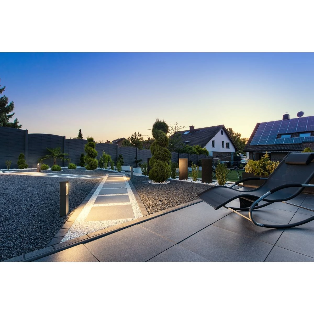 Gehwegbeleuchtung Eskina 45 cm organisatorischer Anthrazit SLV 4024163248990