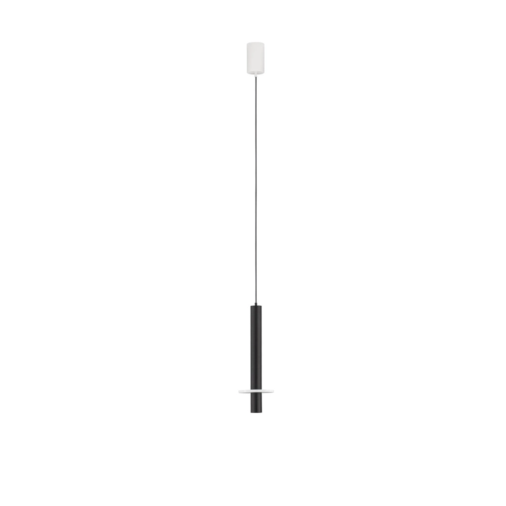 Design-Pendellampe Noemi schwarz mit weißem Ø 11 cm Lyora 5212063503274