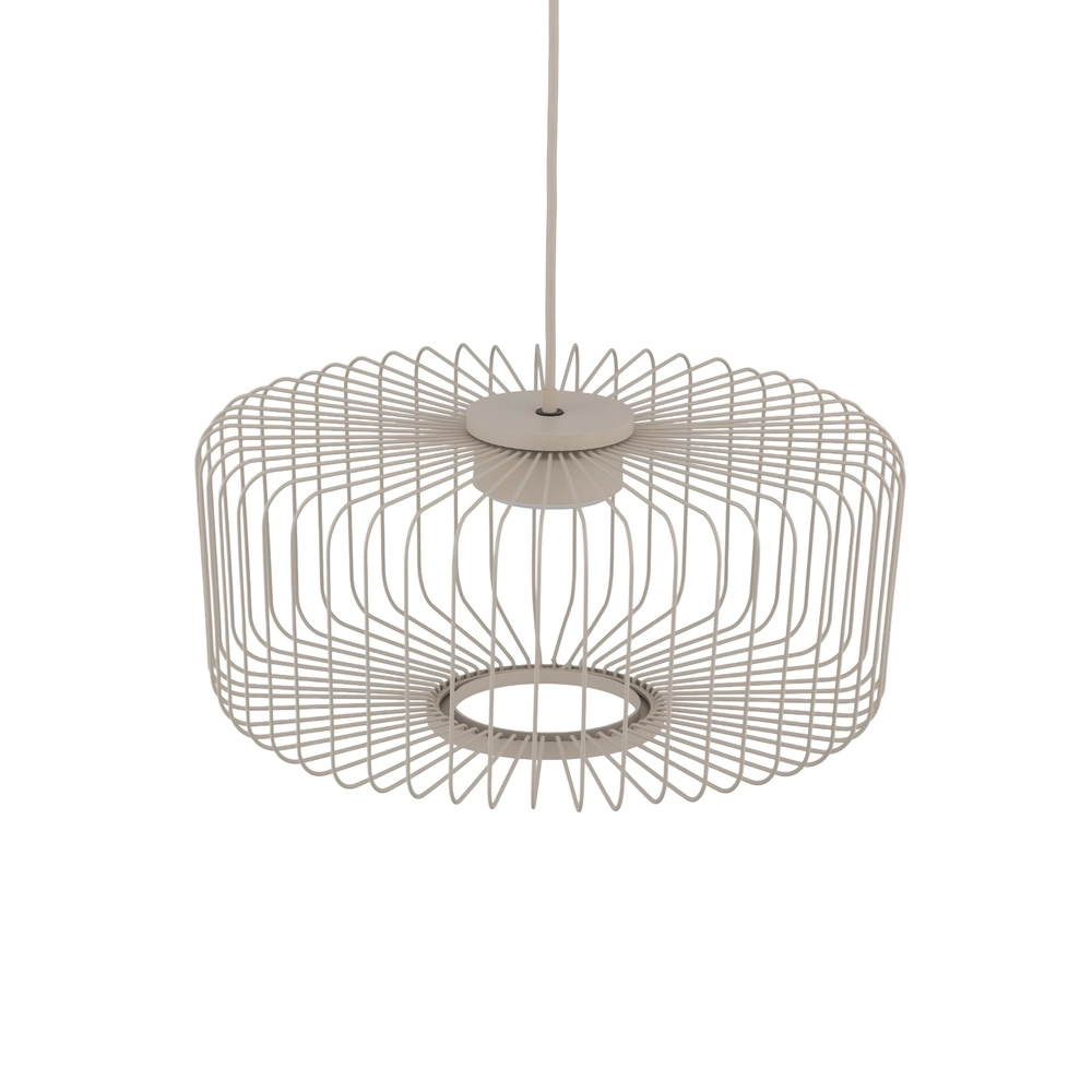 Käfiglampe Kenai sandbraun Ø 38 cm Lyora 5903139122269