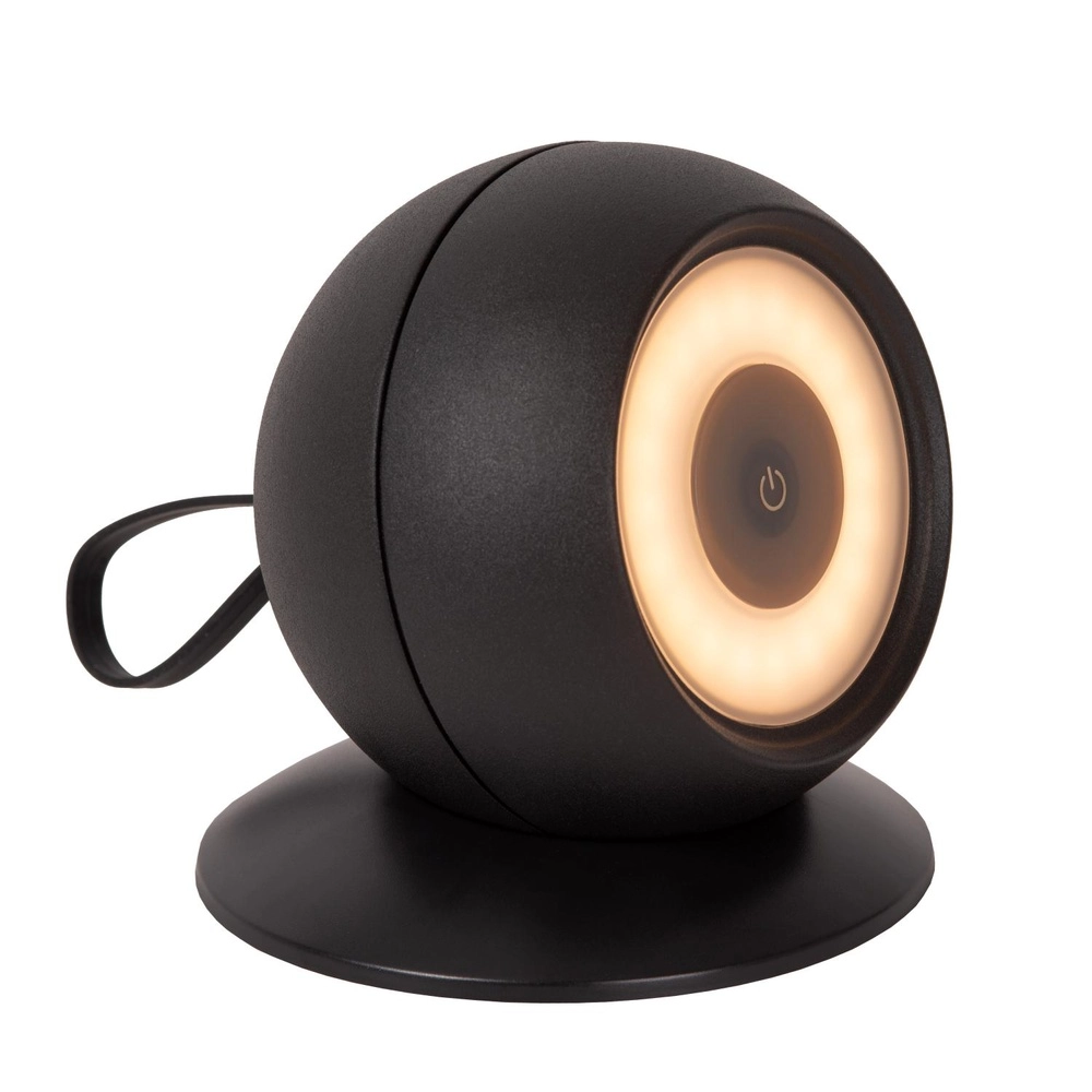 Wiederaufladbare Wandlampe Lunex Black Magnetic Lucide 5411212272409