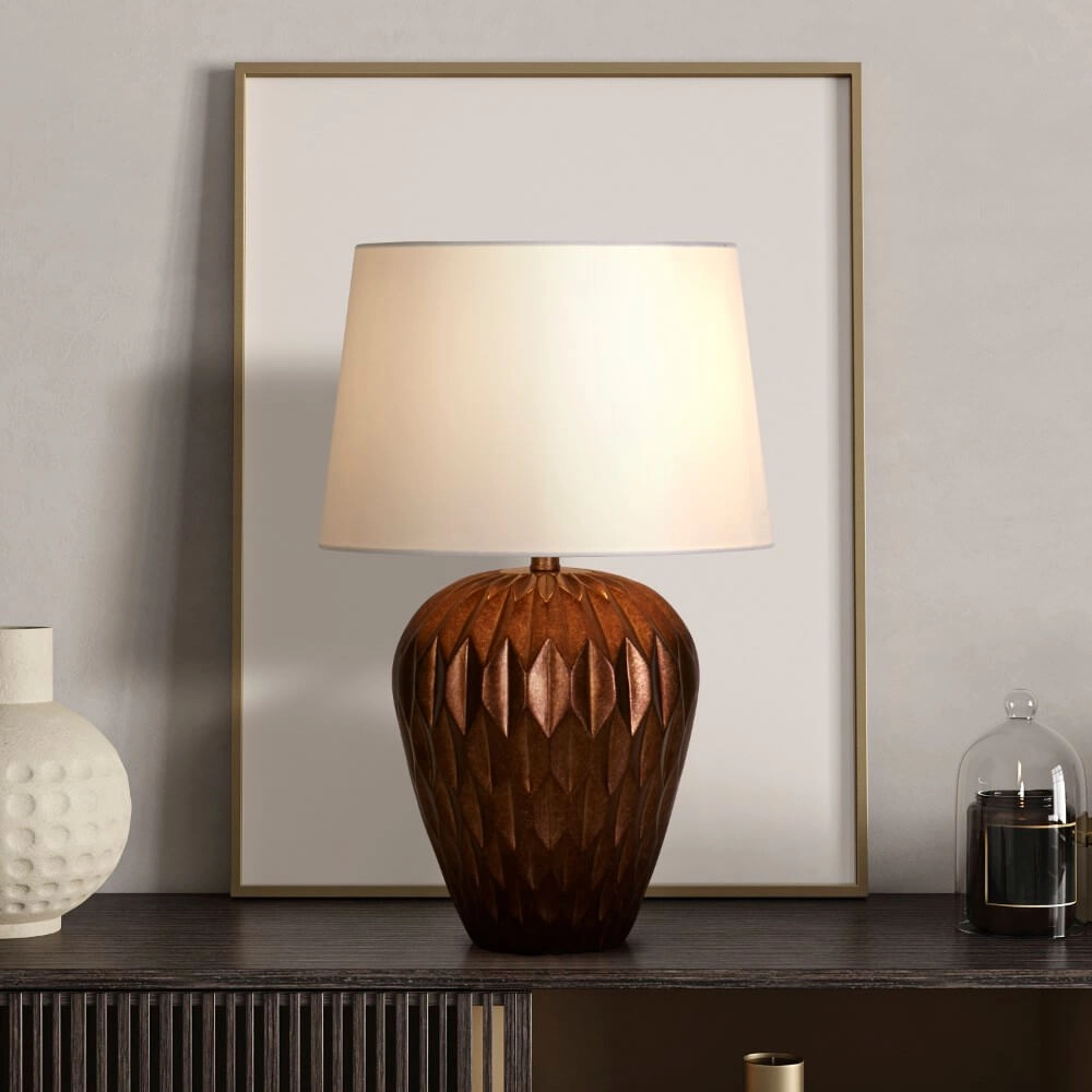 Tischlampe Rosetta Bronze Searchlight 5053423274027