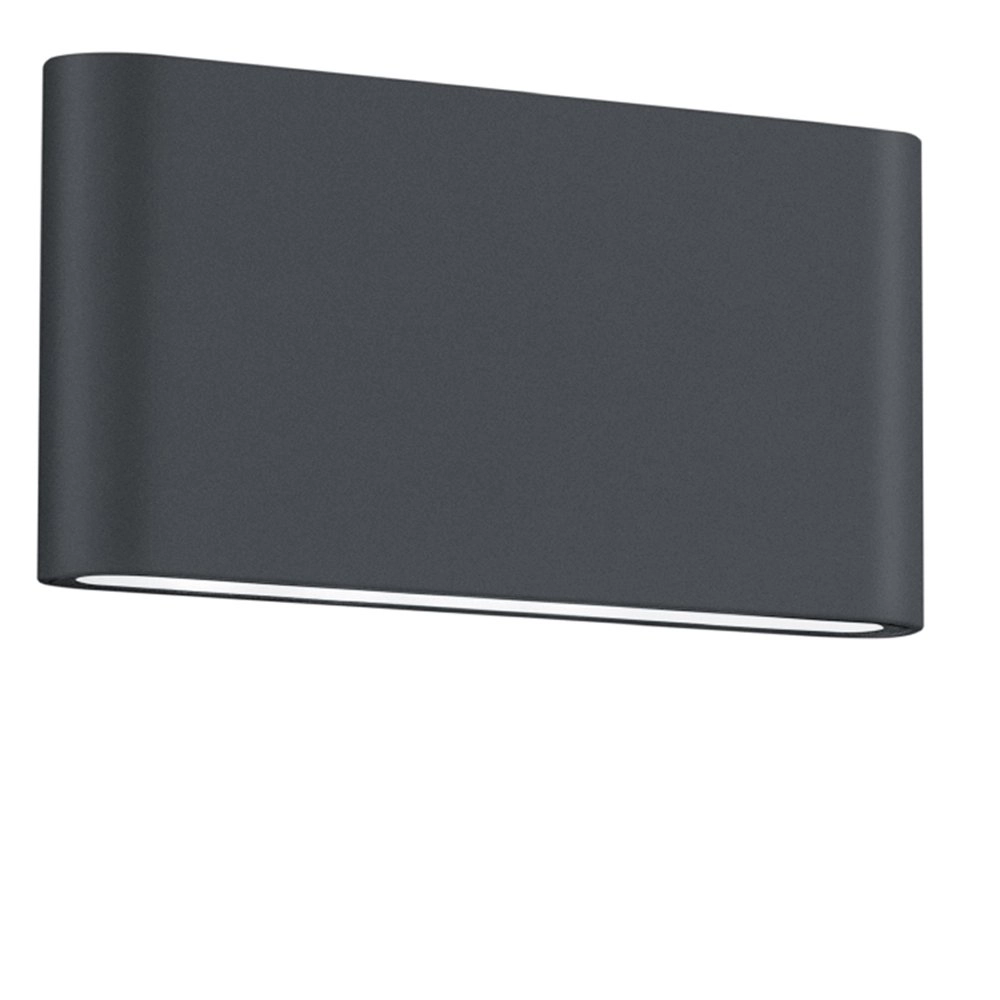 LED-Wandleuchte Thames II Up - Down 17,5 cm schwarz Trio 4017807337617
