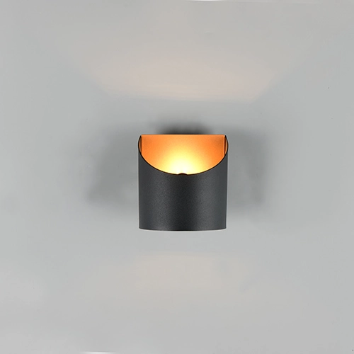 Wandlampe Samdel Design Schwarz mit Gold Trio 4017807672299