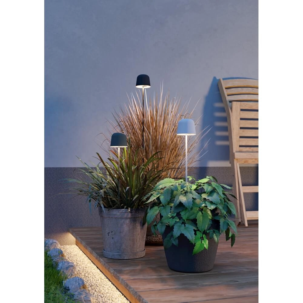 Tischlampe Mannera Wiederaufladbar Grau Eglo 9008606355525
