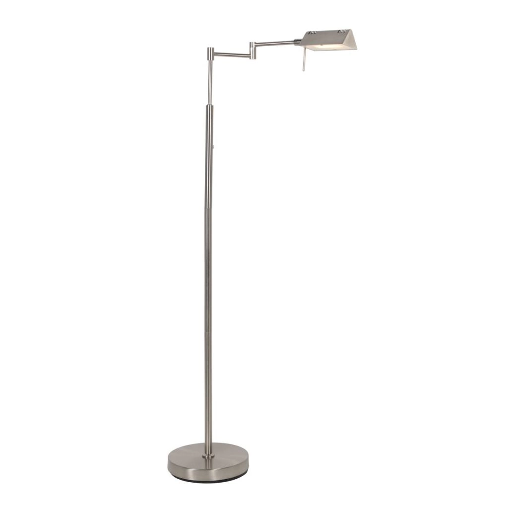 Leselampe Glowgo Metallgrau wiederaufladbar