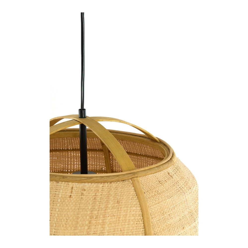 Land-Pendellampe Bozona hellbraun Ø 41 cm Light & Living 8717807843946