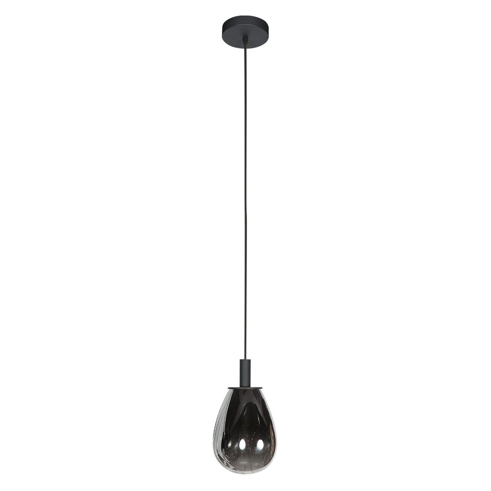 Pendelleuchte Glimsy 1-flammig schwarz Ø 14,5cm Steinhauer 8712746177985