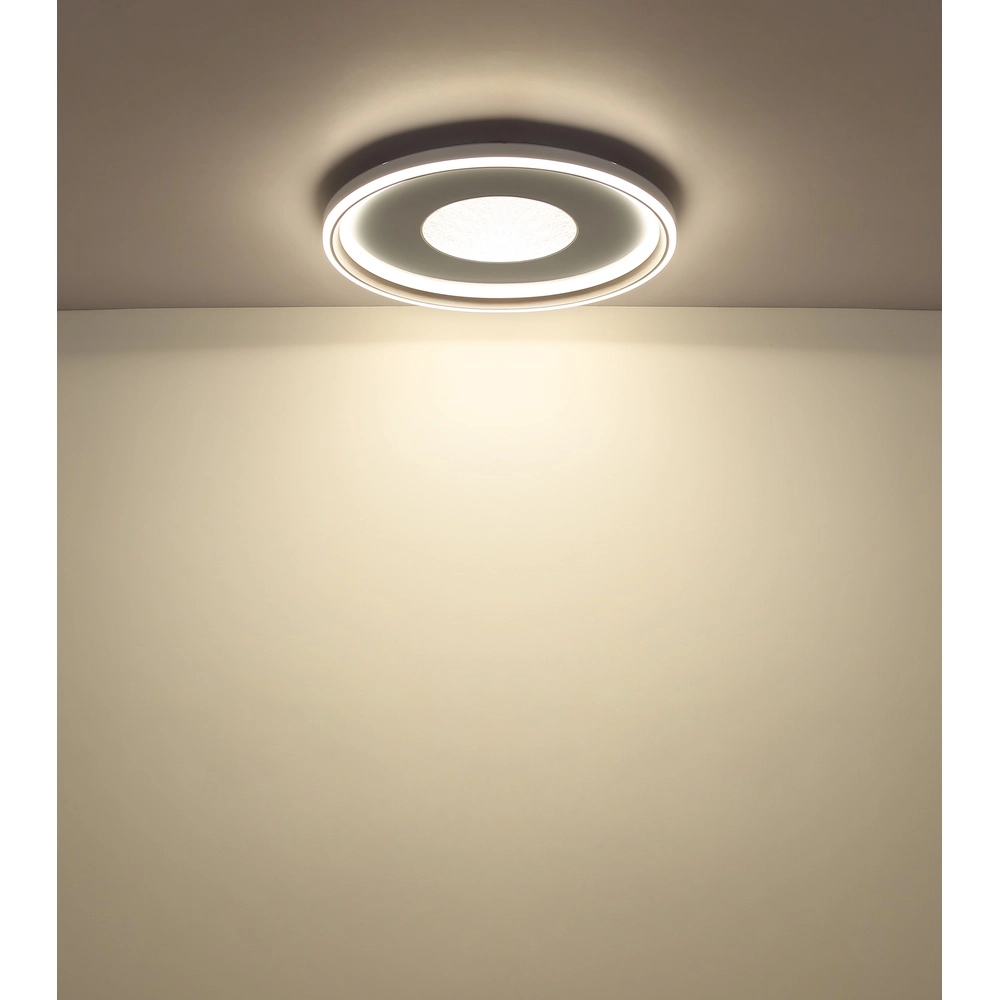 Deckenlampe Eila Ø 59 cm weiß Globo 9007371572458