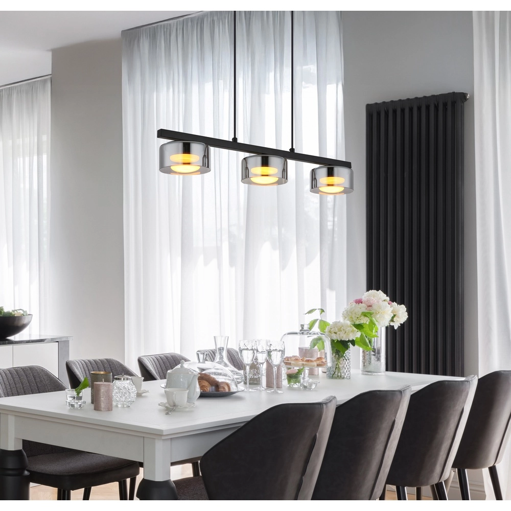 Design-Pendellampe Higgins Schwarz Globo 9007371533817