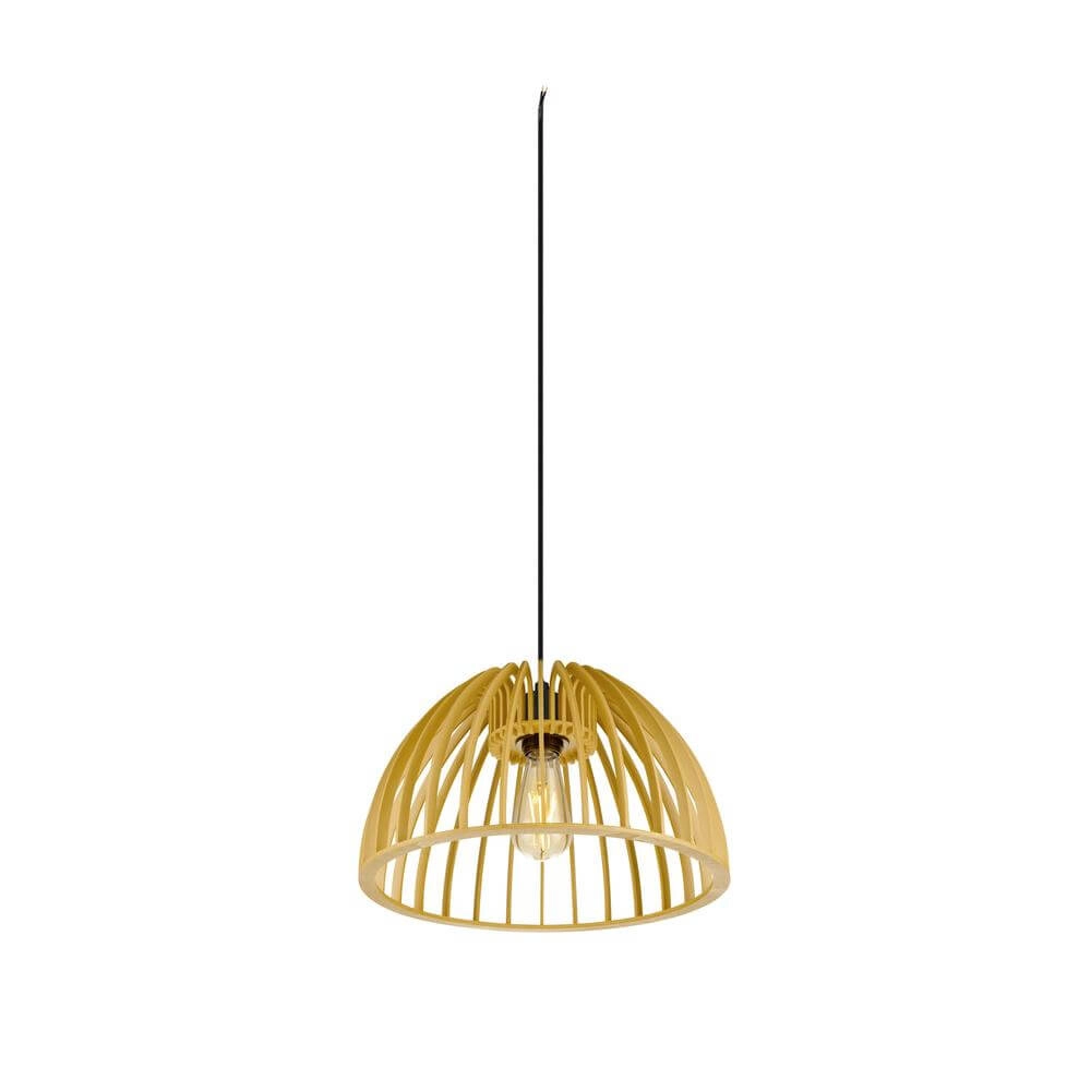 Pendelleuchte Wud PD halbrund Ø 38cm