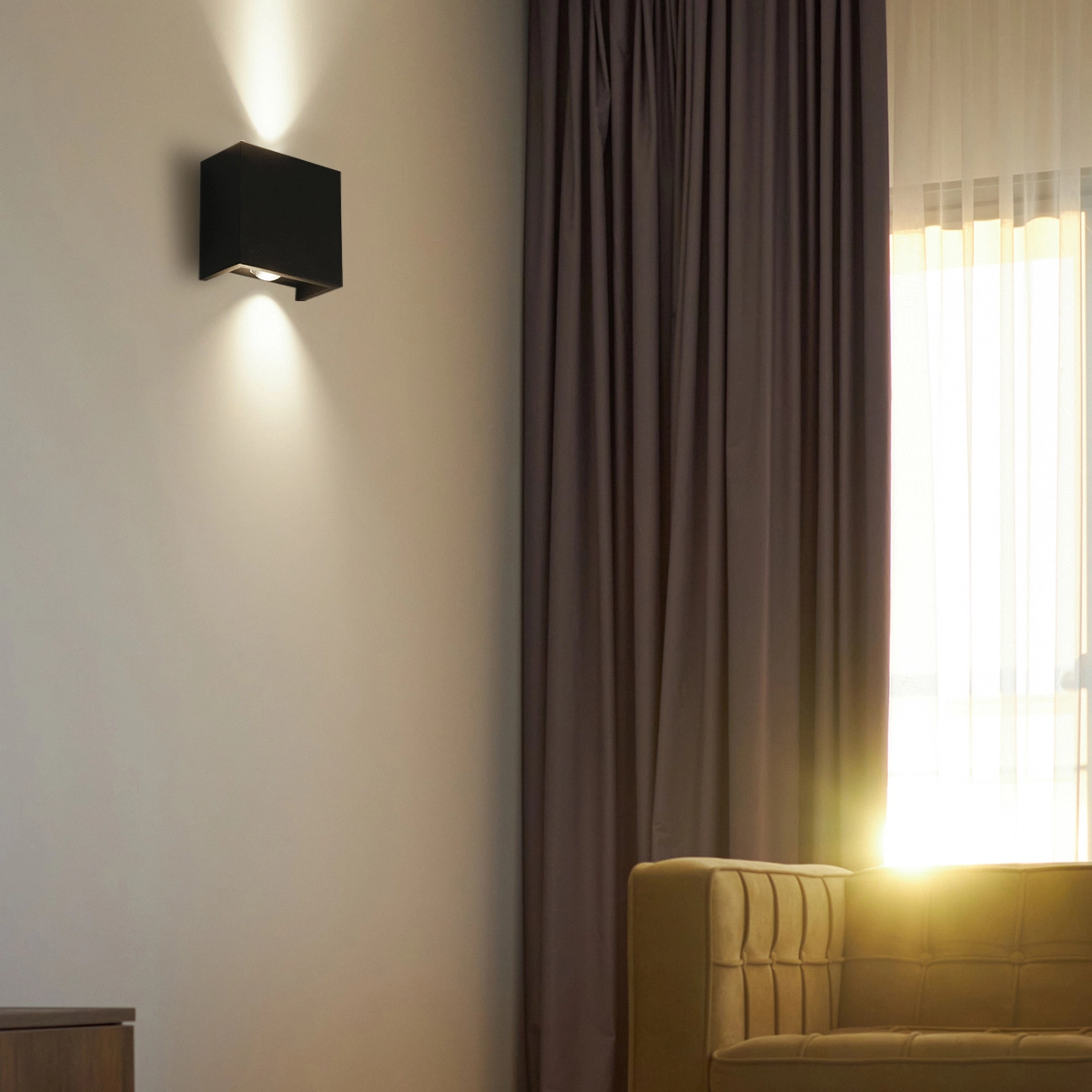 Design-Wandlampe Sloane Schwarz Lyora 5053423317380