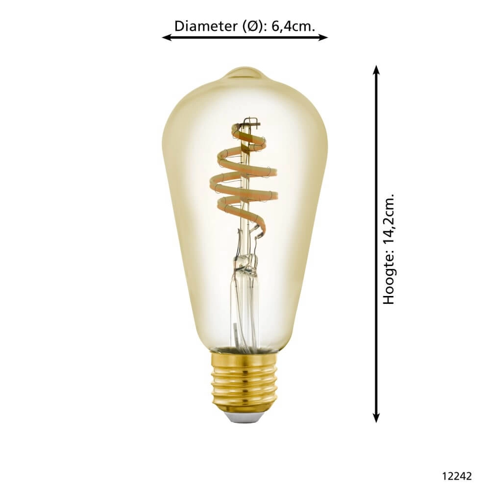 LED-Lampe Zigbee - E27 - 4.9 watt - 2200-6500K - ST64 Eglo 9002759122423
