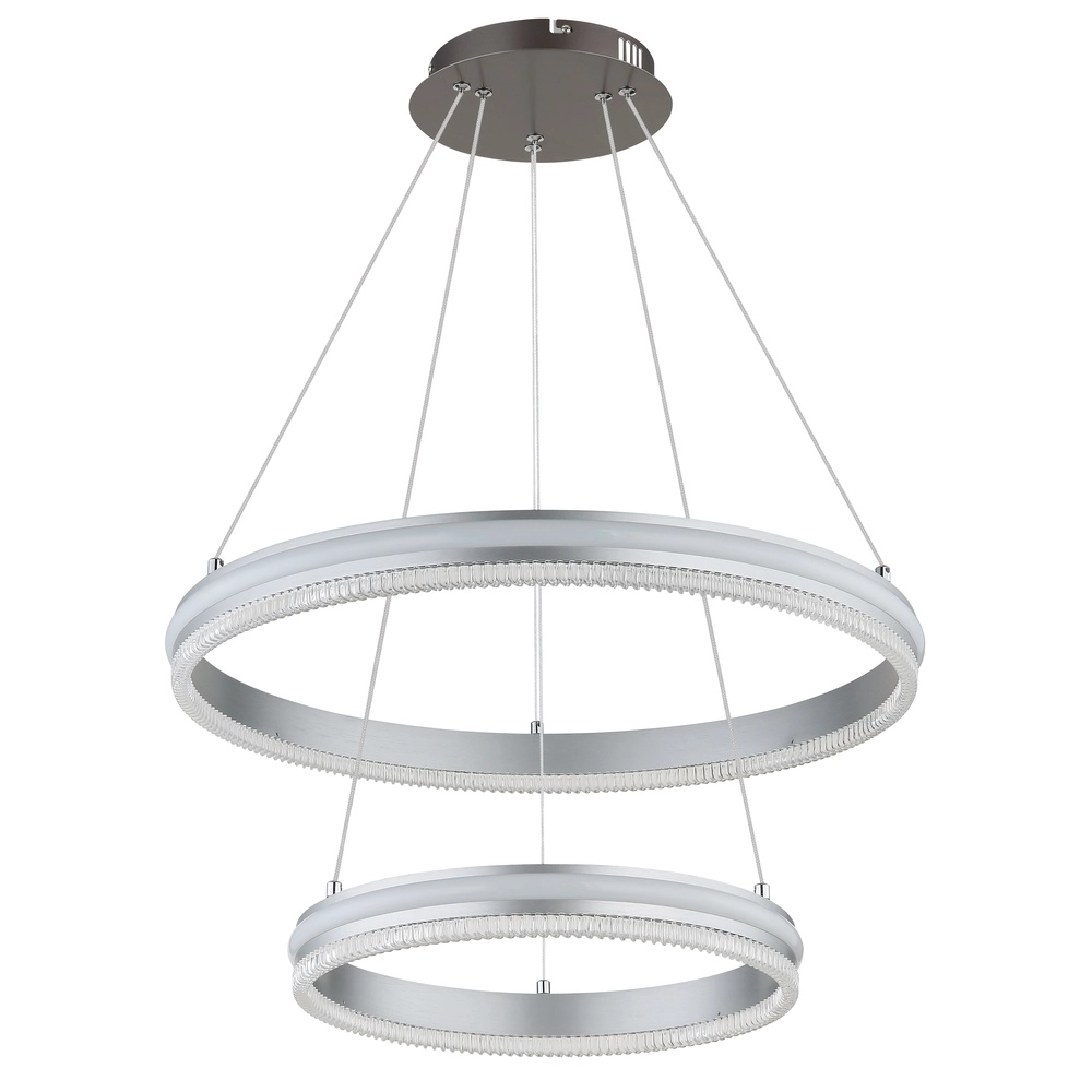 Pendellampe Francine Gunmetal 2 Ringe Globo 9007371583645